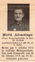Hörmedinger Matthias, Zugsführer, Kallham